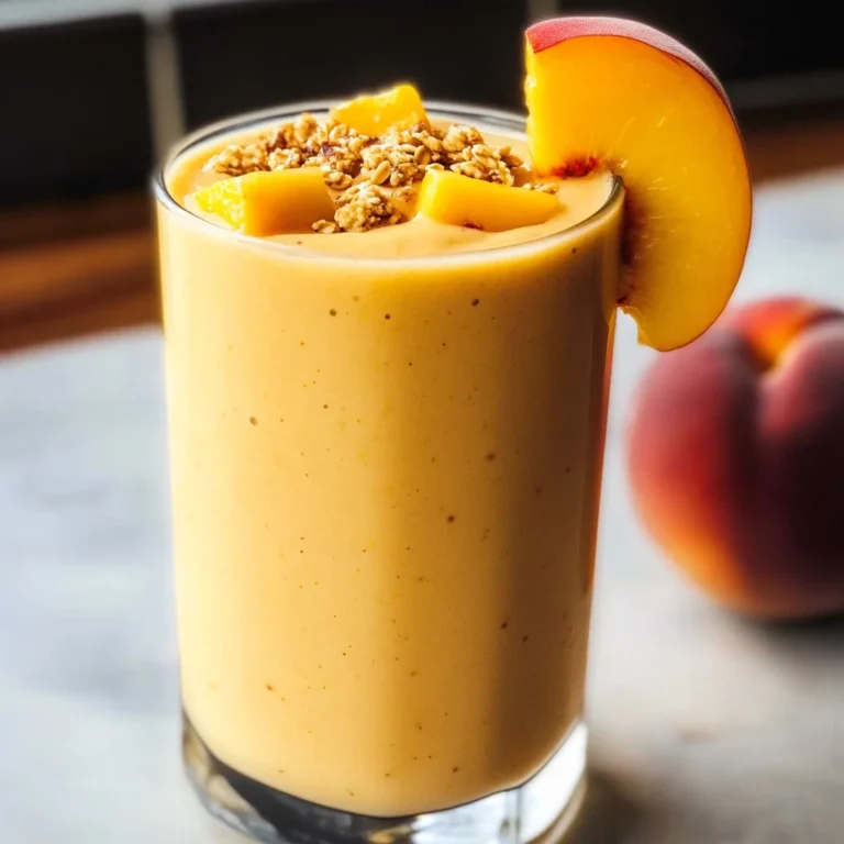 Banana Peach Smoothies