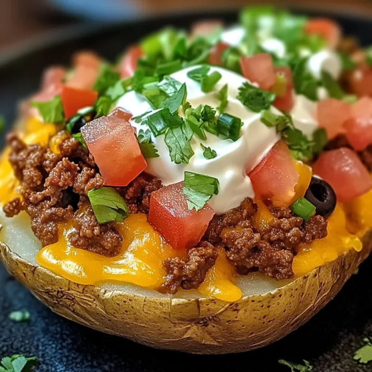 Cheesy Taco Potatoes