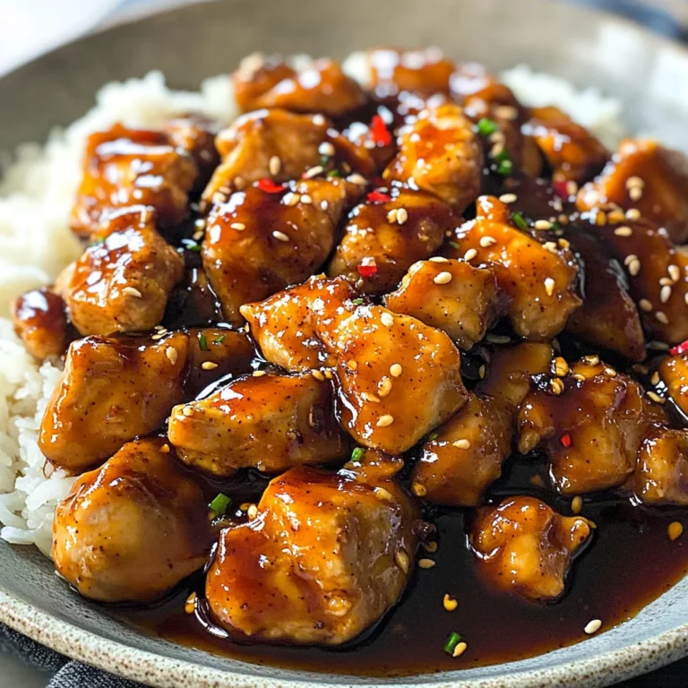 Easy Bourbon Chicken