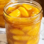 Homemade Canned Peach Pie Filling