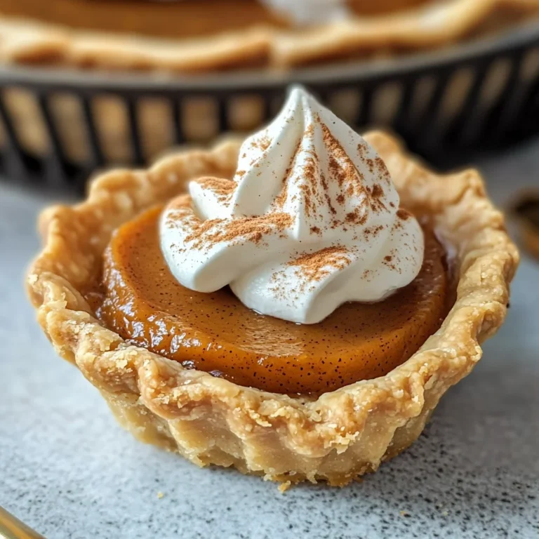 Mini Pumpkin Pies