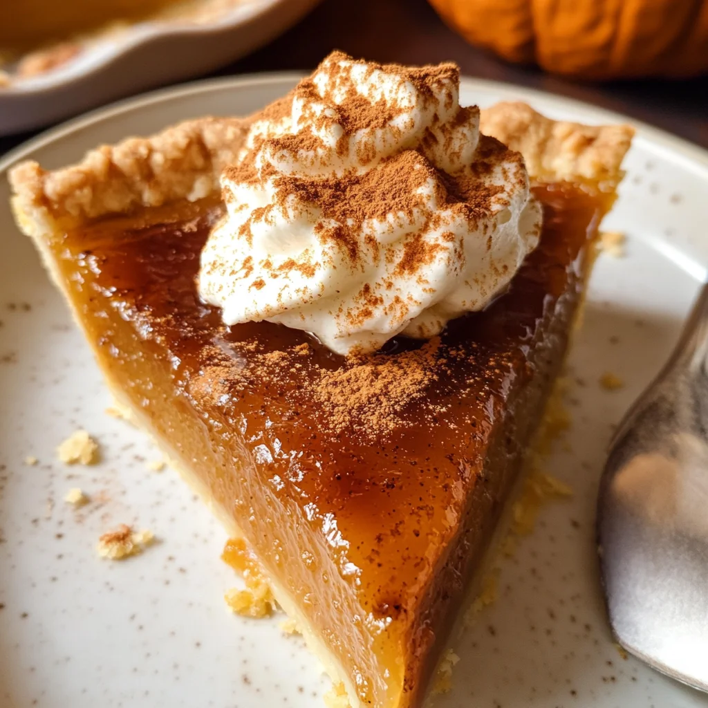 Pumpkin Pie Brûlée with Bourbon Vanilla Whipped Cream