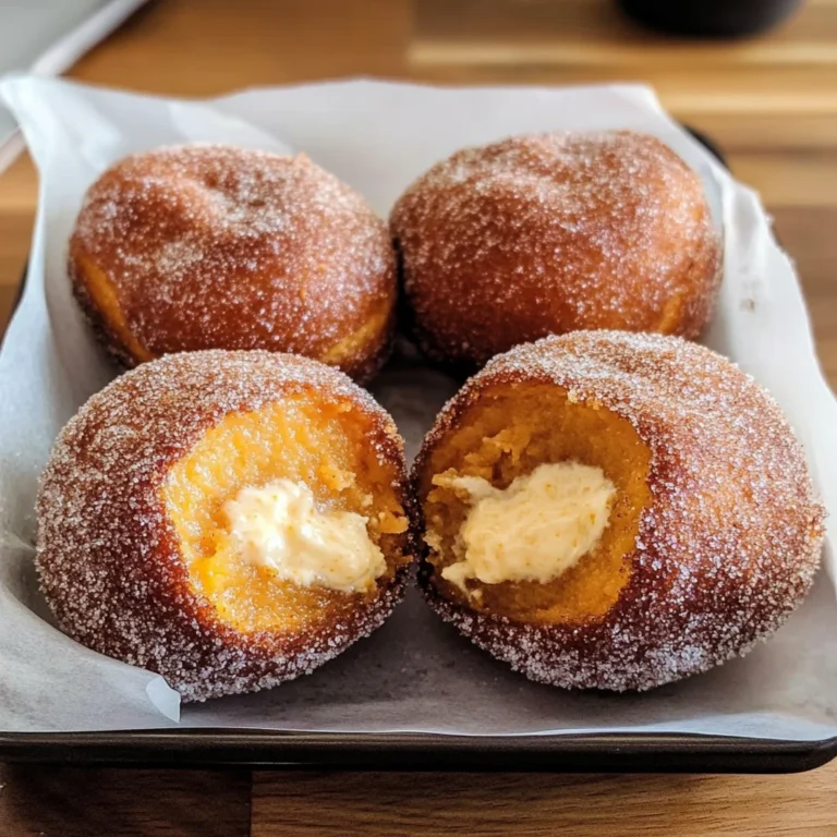 Pumpkin Spice Cheesecake Doughnuts