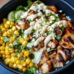 Street Corn Chicken Rice Bowl