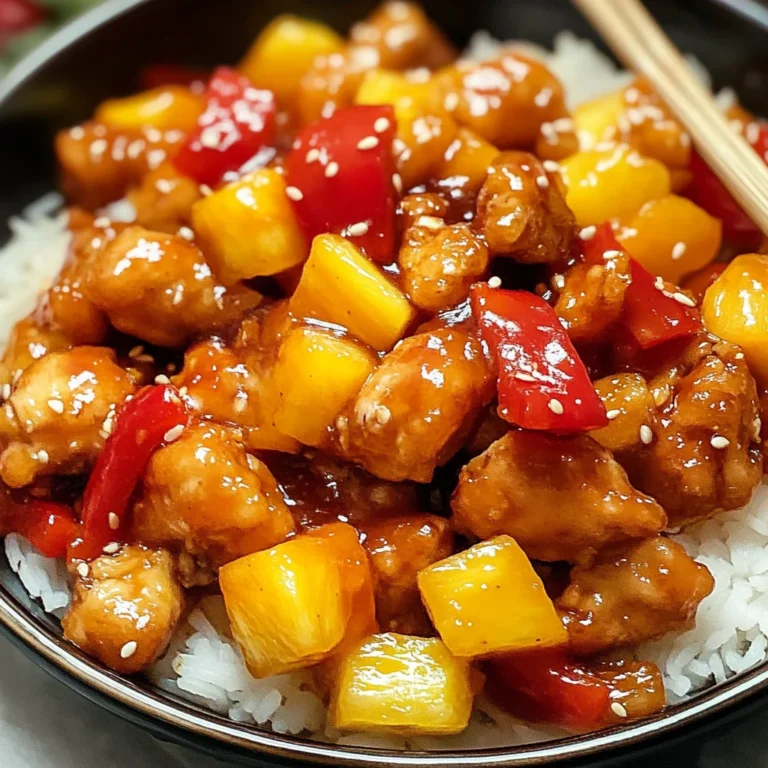 Sweet And Sour Chicken Recipe