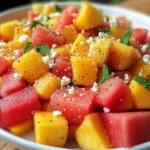 The Peach Watermelon Salad That Tastes Like Summer