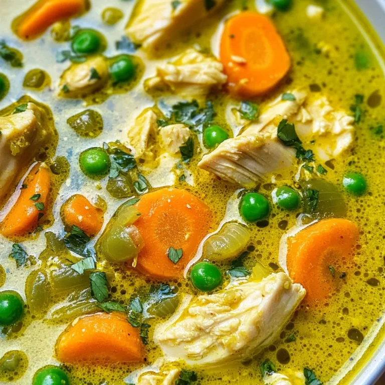Anti Inflammatory Turmeric Chicken Soup
