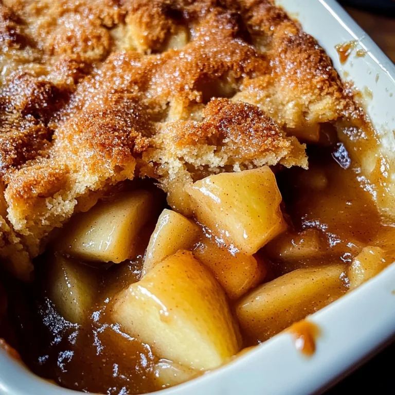 Easy Recipe for Apple Cobbler