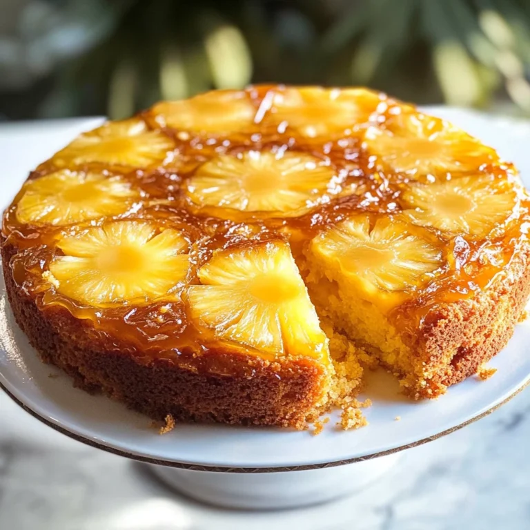 Fresh Pineapple Upside Down Cake