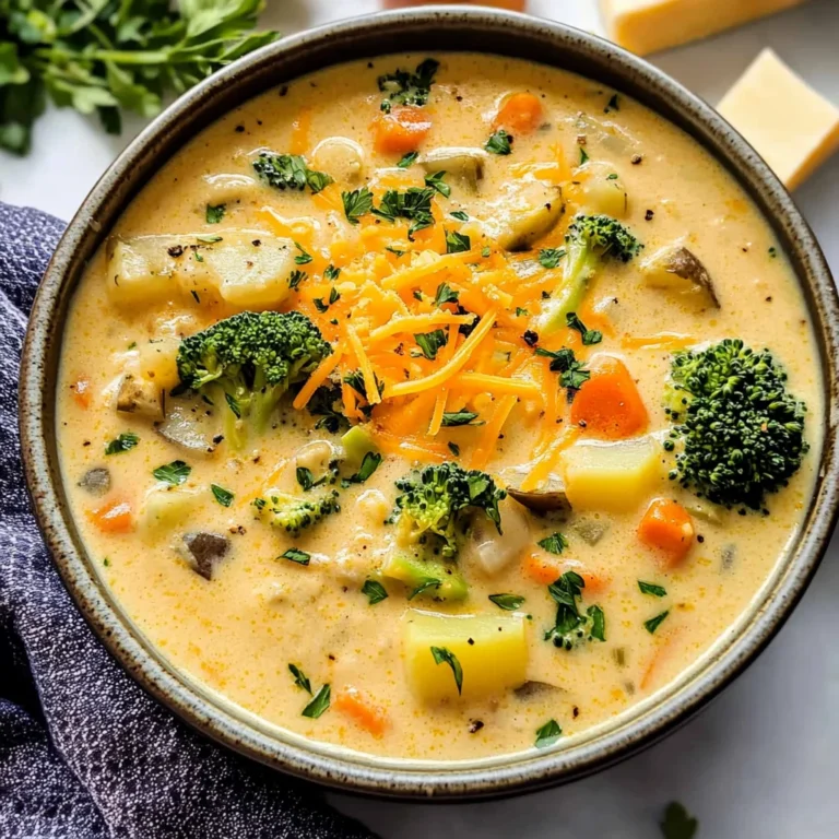 One Pot Creamy Vegetable Soup