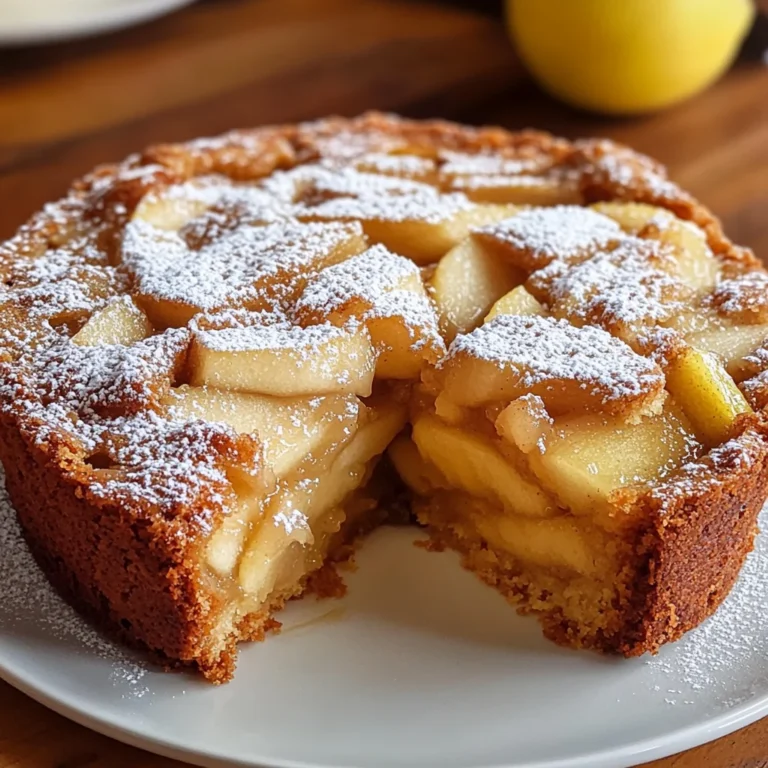 Pastel Alemán con Relleno de Manzana