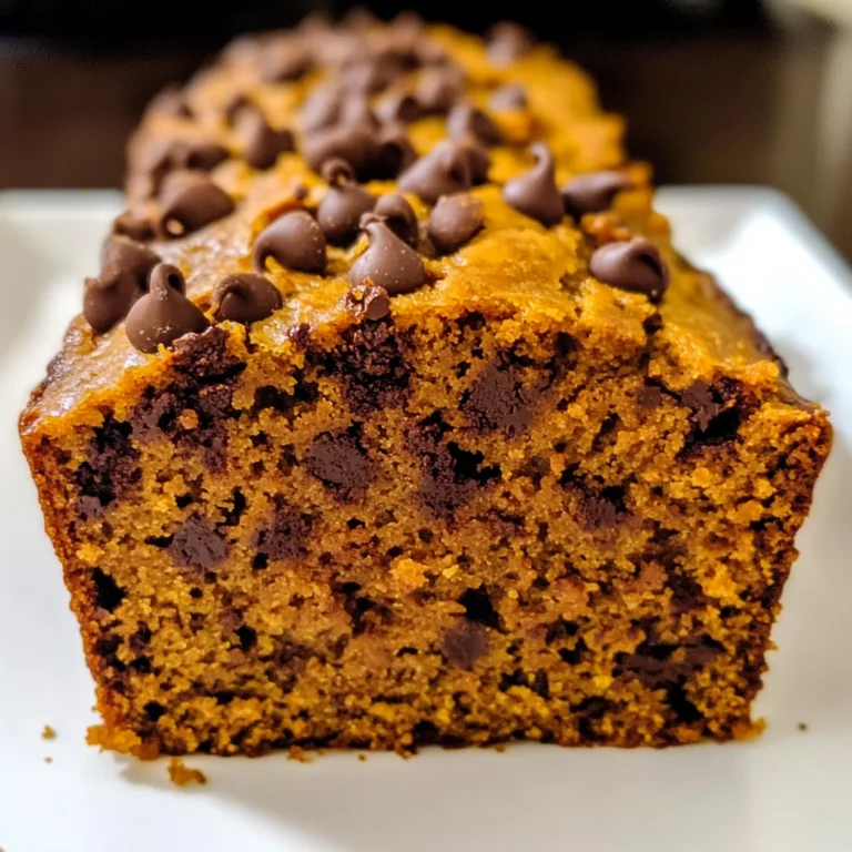 Pumpkin Chocolate Chip Bread