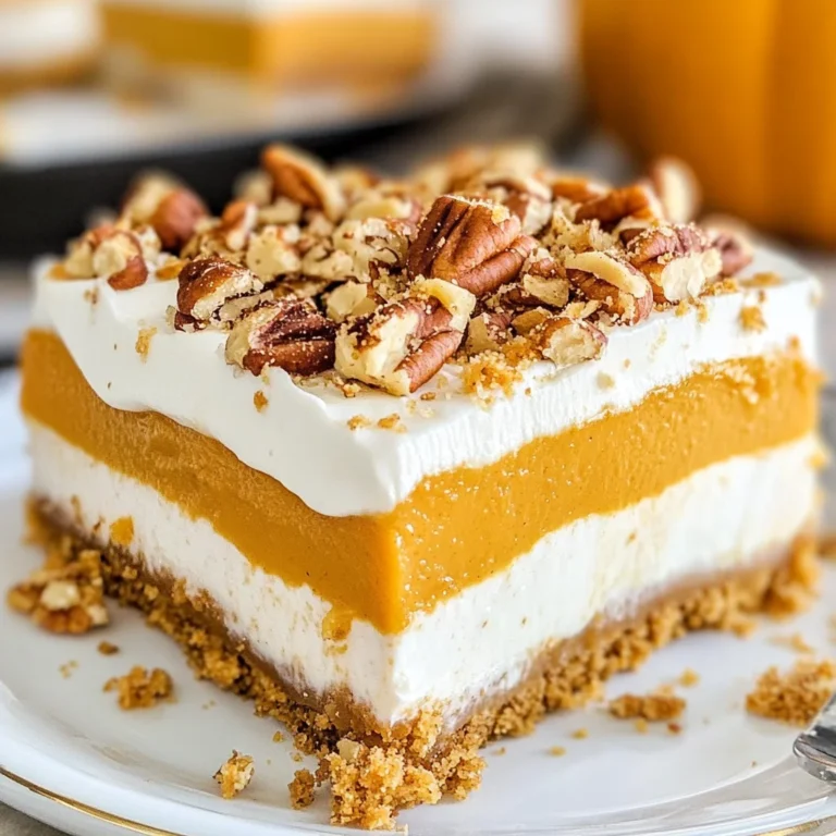 Pumpkin Delight Dessert