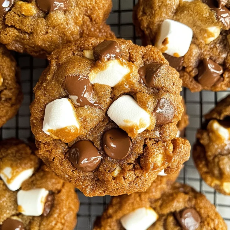 Pumpkin S'mores Cookies