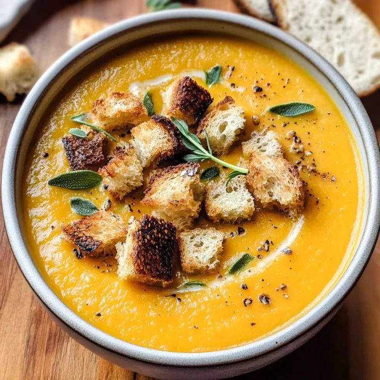 Roasted Butternut Squash Soup Recipe