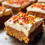 Sheet Pan Libby's Pumpkin Bars