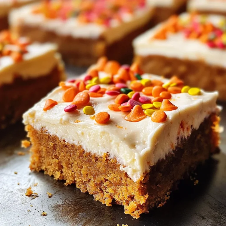 Sheet Pan Libby's Pumpkin Bars