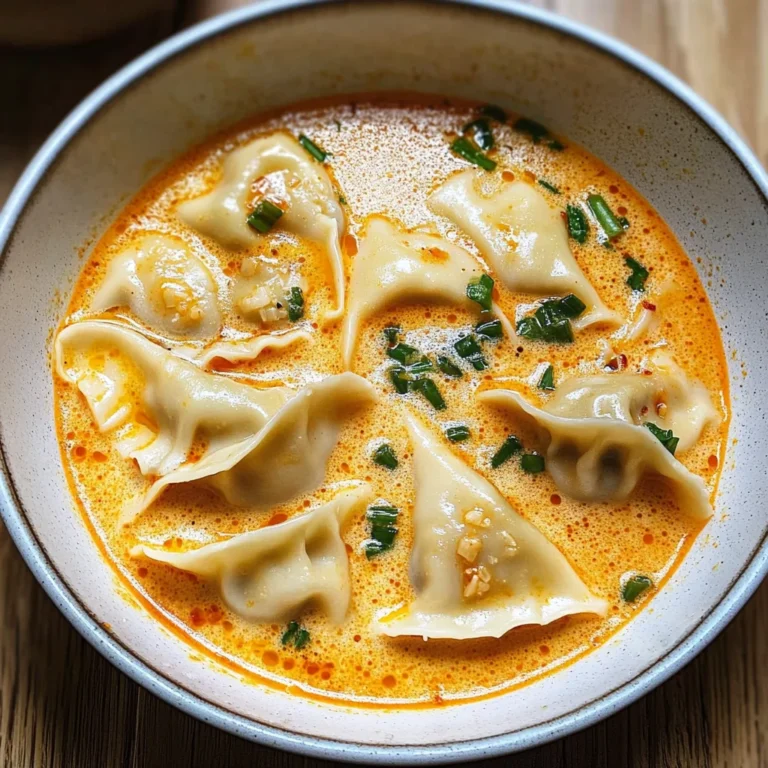 Thai Coconut Curry Dumpling Soup