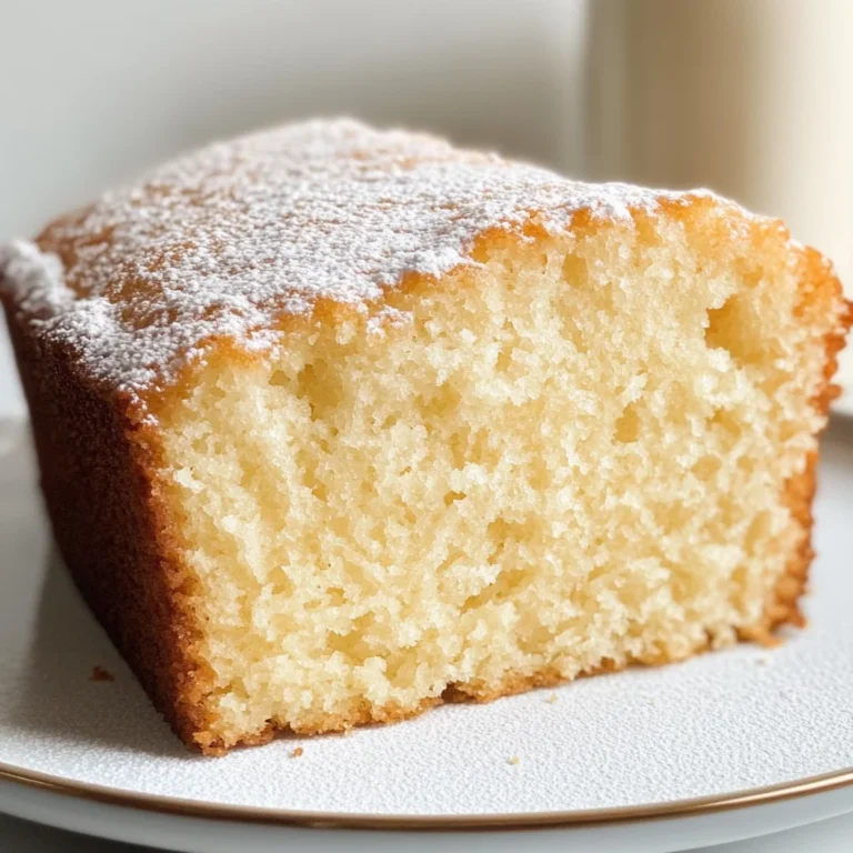 Vanilla Pound Cake Recipe