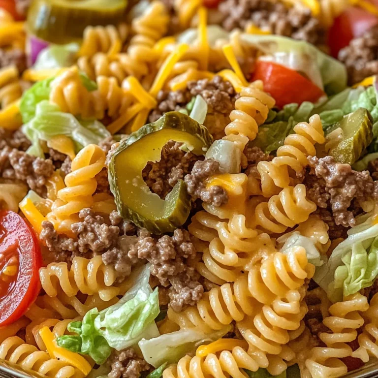 Big Mac Pasta Salad