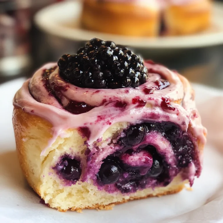Blackberry Cinnamon Rolls