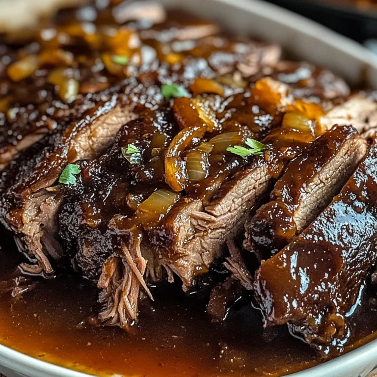 Caramelized Pulled Beef Brisket