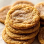 Chewy Pumpkin Snickerdoodle Cookies