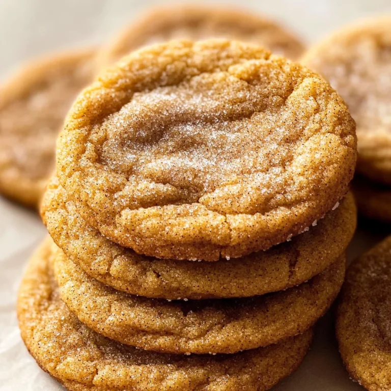 Chewy Pumpkin Snickerdoodle Cookies