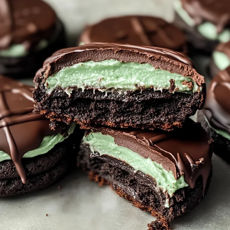 Chocolate Mint Cookies