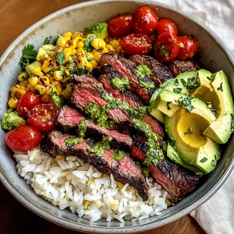 Cilantro Lime Steak Bowls
