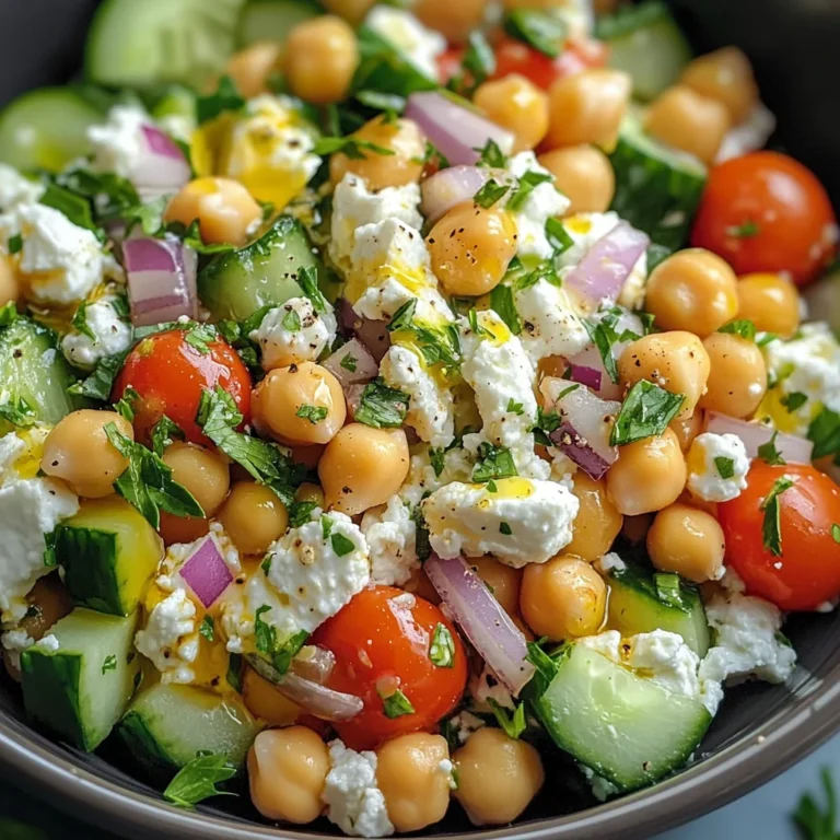 Cottage Cheese and Chickpea Salad