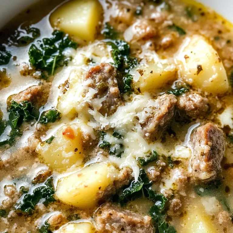 Cozy Italian Sausage and Potato Soup – Easy & Hearty!