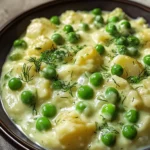 Creamed Peas and Potatoes