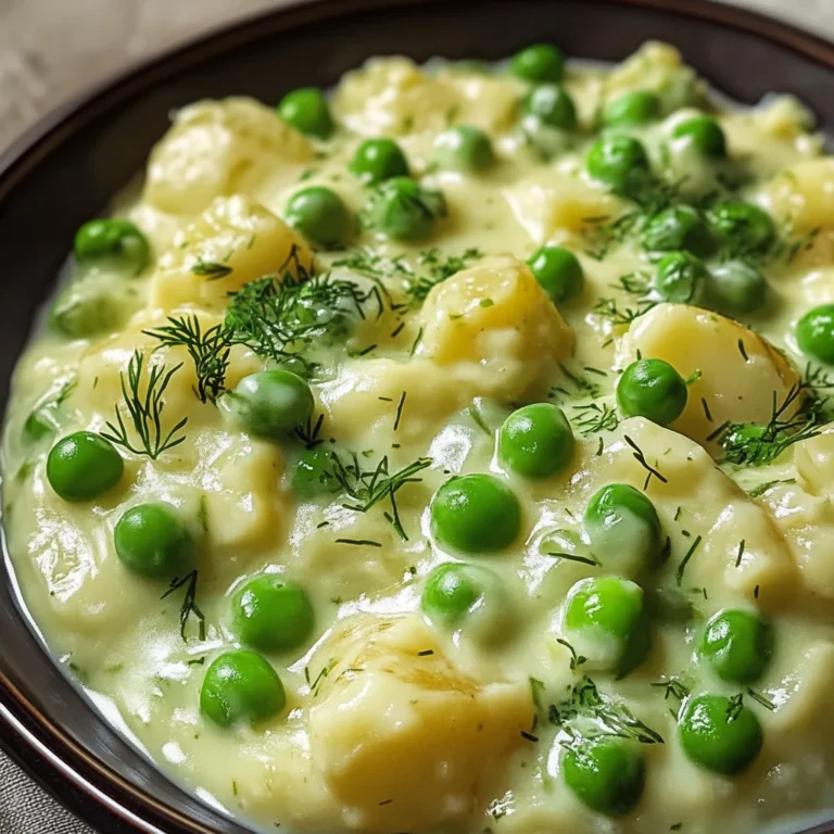 Creamed Peas and Potatoes