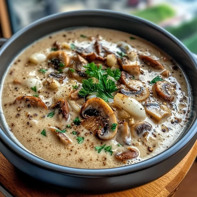 Creamy Mushroom Soup