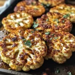 Crispy Baked Cauliflower Steaks