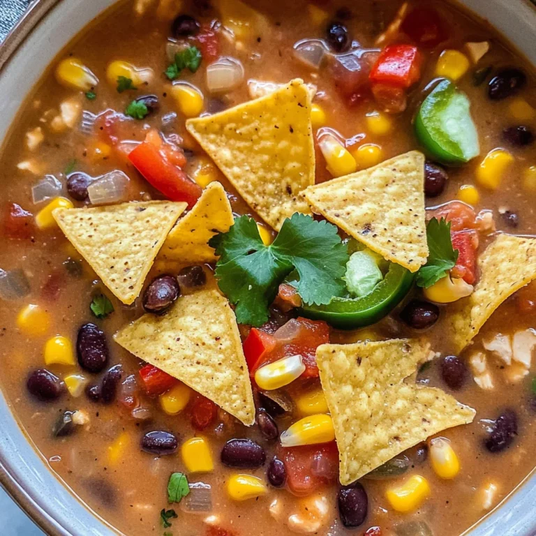 Crockpot Vegetarian Tortilla Soup