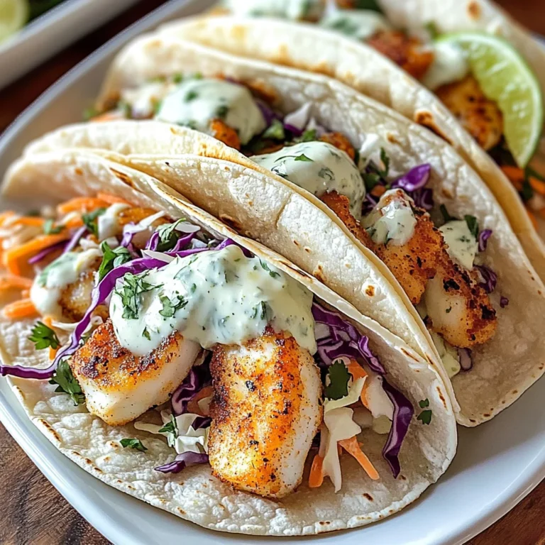 Fish Tacos Lime Crema: The Ultimate Recipe for Flavor