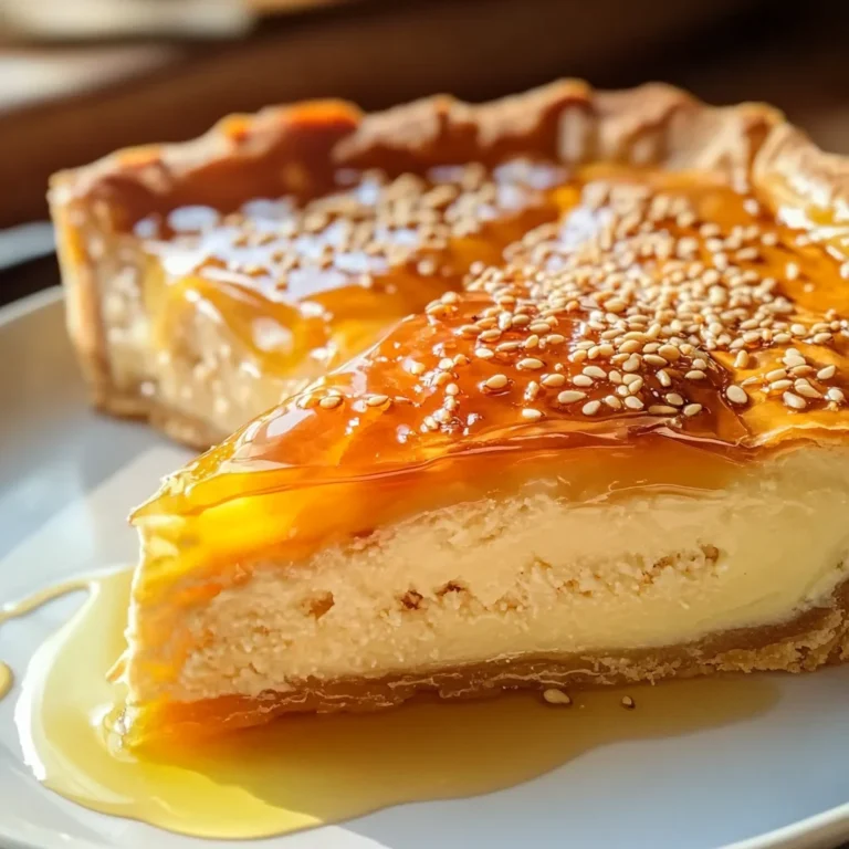 Golden Greek Honey Pie (Melopita)