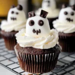 Marshmallow Ghost Cupcakes