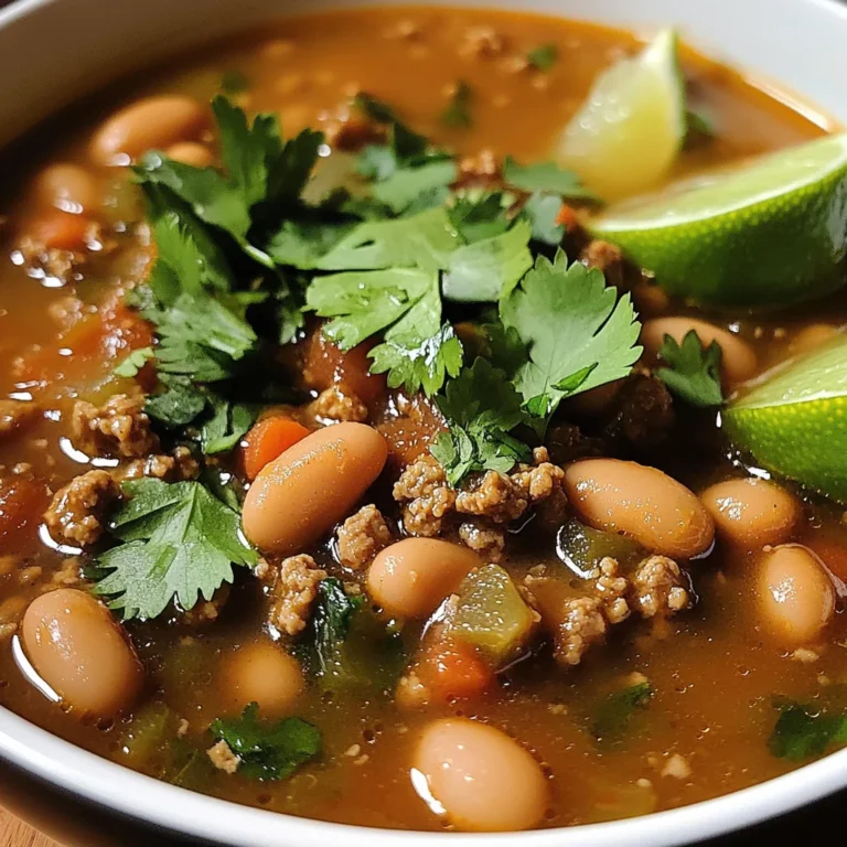 Pinto Beans Green Chile And Beef Soup