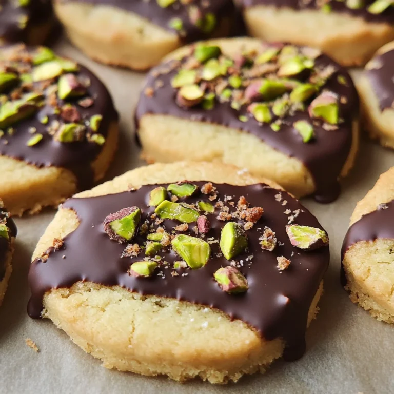 Pistachio Shortbread Cookies