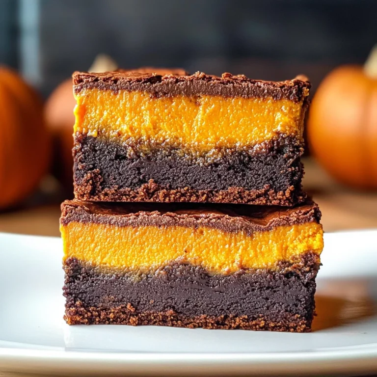 Pumpkin Brownies