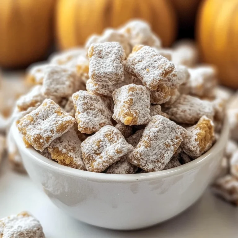 Pumpkin Spice Puppy Chow