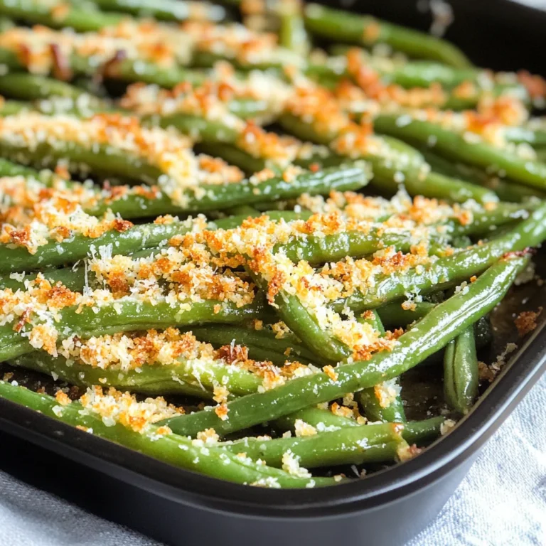 Roasted Parmesan Green Beans
