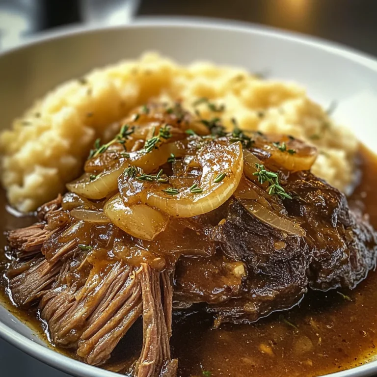 Savory French Onion Pot Roast Recipe for Comfort Food Lovers