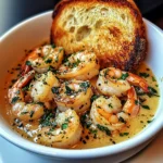 Shrimp Scampi Bowls with Garlic Bread