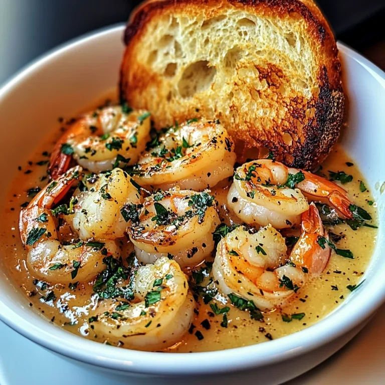 Shrimp Scampi Bowls with Garlic Bread