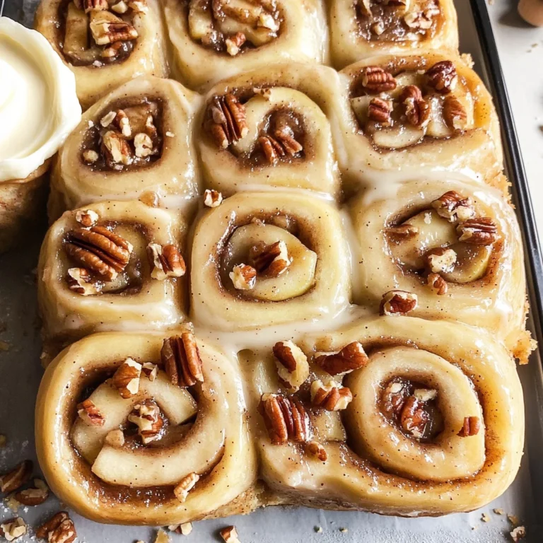 Soft-Baked Apple Cinnamon Rolls