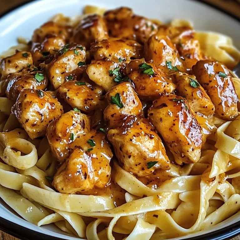 Spicy Cajun Honey Butter Chicken & Pasta